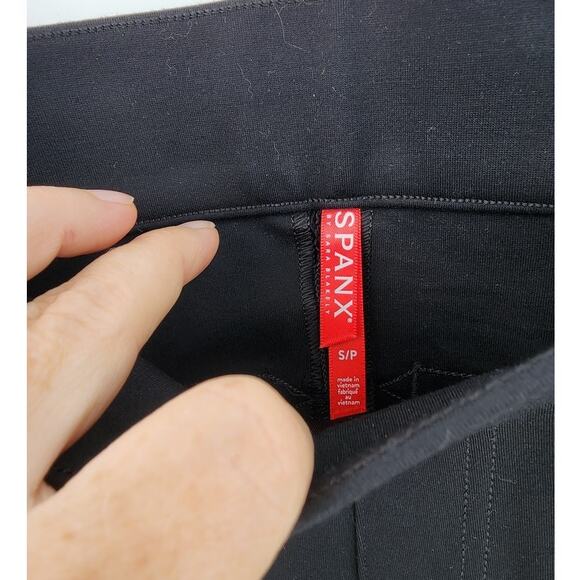 NWOT New Spanx Black The Perfect Black Pant Ankle Backseam Skinny Leggings Small - Picture 14 of 14